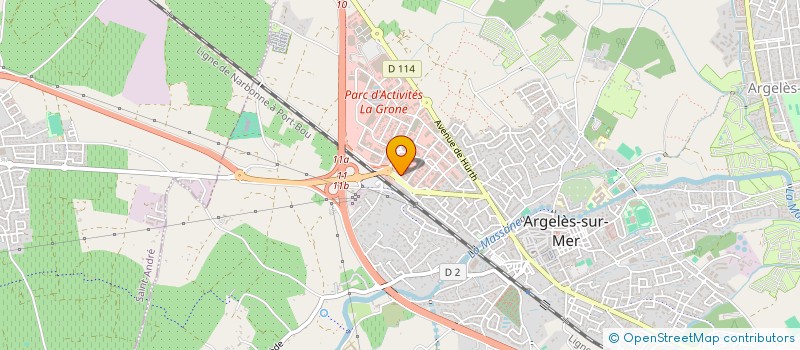 localisation de l'entreprise PME BARBER  ARGELES-SUR-MER