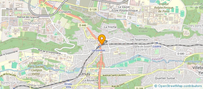 localisation de l'entreprise PME EASY à ORSAY