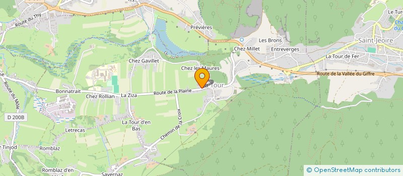 localisation de l'entreprise PME EXPORT à LA TOUR