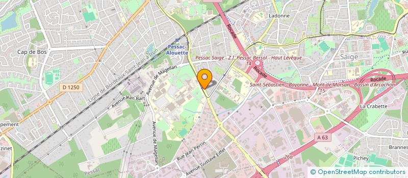 localisation de l'entreprise PME FINANCE à PESSAC