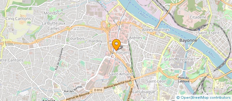 localisation de l'entreprise PME HOLDING  BAYONNE