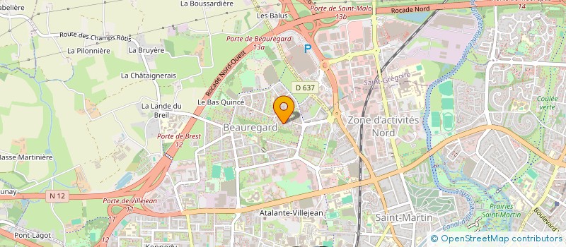 localisation de l'entreprise PME INVEST  RENNES