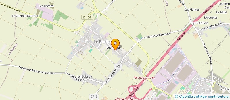localisation de l'entreprise PME INVESTISSEMENT à LE BARDON