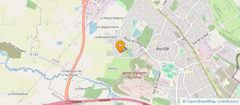 localisation de l'entreprise PME-SI à AVRILLE