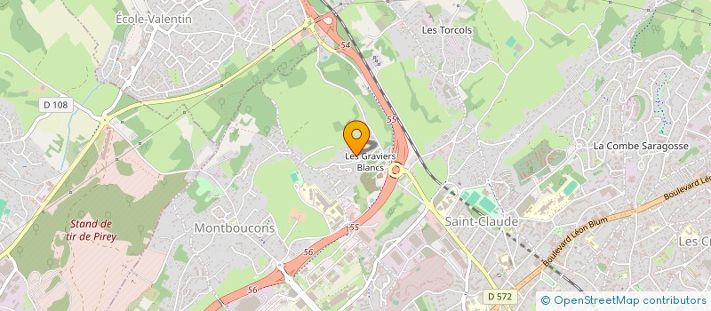 localisation de l'entreprise PMEC-IMMO  BESANCON