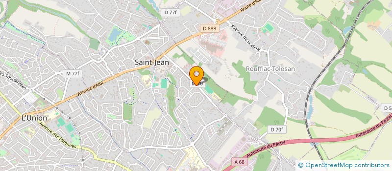 localisation de l'entreprise PMEDICA à ST JEAN