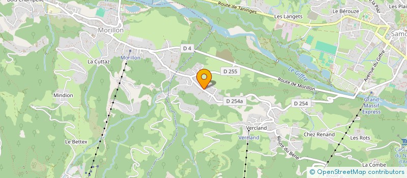 localisation de l'entreprise PMEV  SAMOENS