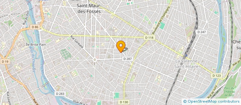 localisation de l'entreprise PMF SAS à SAINT-MAUR-DES-FOSSES