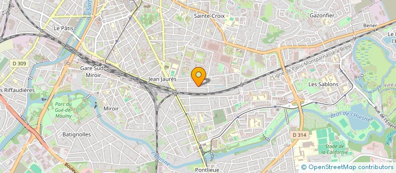 localisation de l'entreprise PMFB  LE MANS