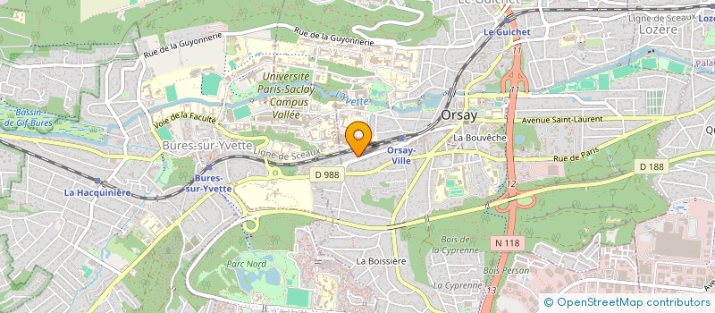 localisation de l'entreprise PMFC CONSEIL à ORSAY