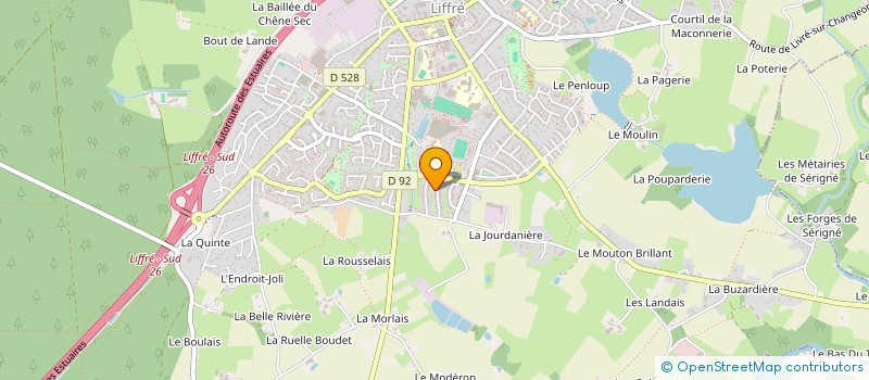 localisation de l'entreprise PMG 35 à LIFFRE