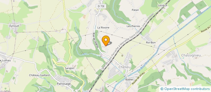 localisation de l'entreprise PMG à CHELIEU