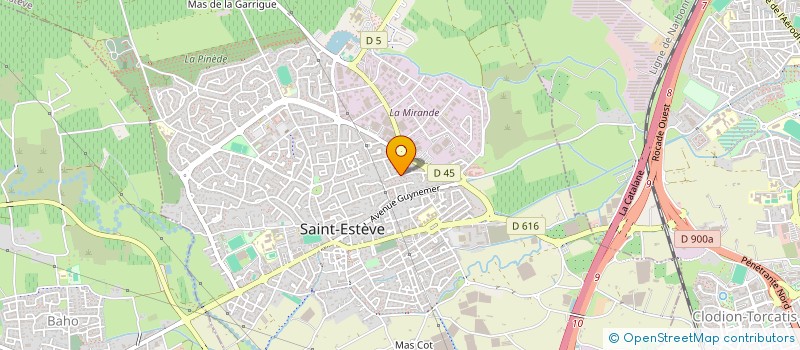 localisation de l'entreprise PMG 66  SAINT-ESTEVE