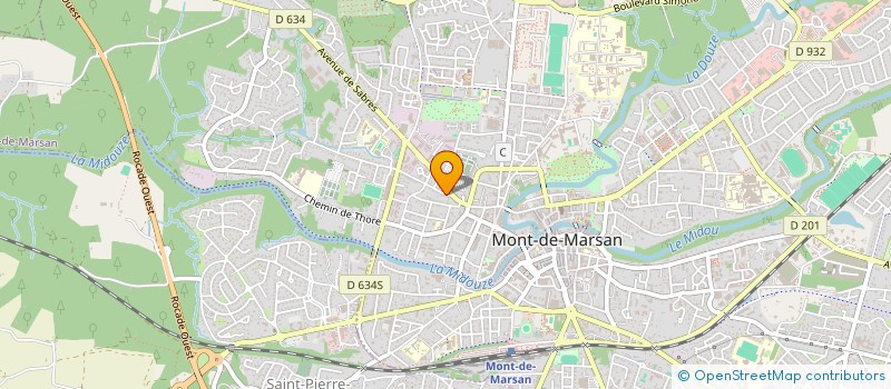 localisation de l'entreprise PMG à MONT-DE-MARSAN