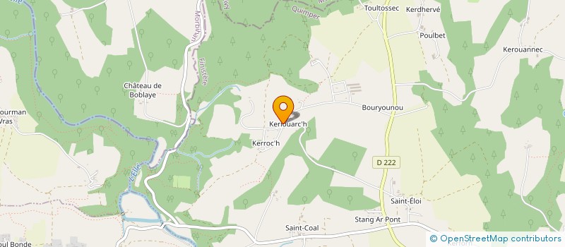 localisation de l'entreprise PMG  GUILLIGOMARC'H