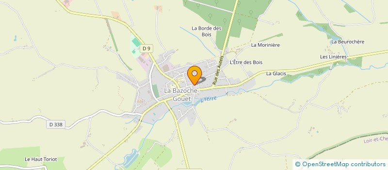 localisation de l'entreprise PMG DEVELOPPEMENT à LA BAZOCHE-GOUET