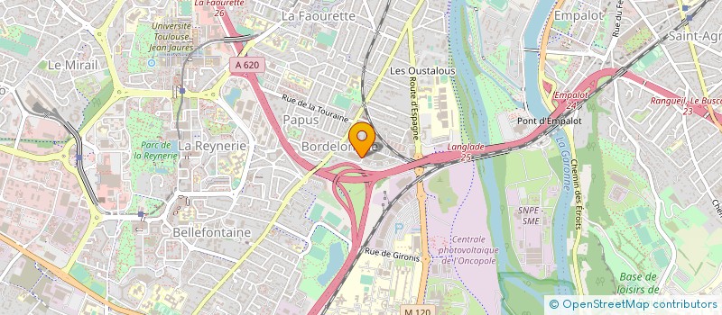 localisation de l'entreprise PMG GARONNA à TOULOUSE
