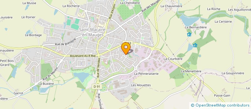 localisation de l'entreprise PMG LEATHER à SEVREMOINE