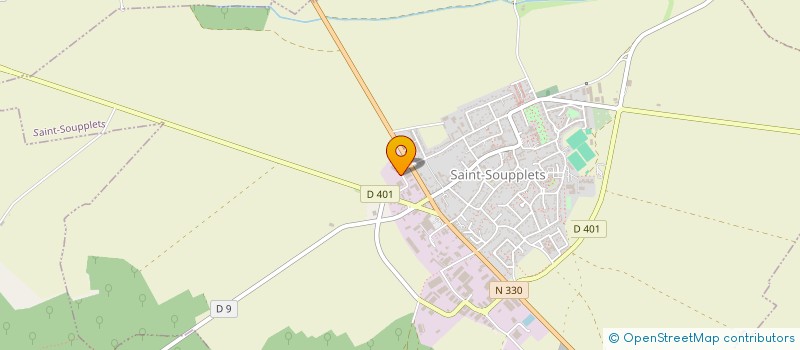 localisation de l'entreprise PMG MAINTENANCE SAS à SAINT-SOUPPLETS