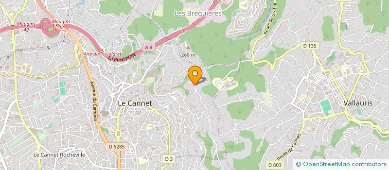 localisation de l'entreprise PMG SOCIETE CIVILE à LE CANNET