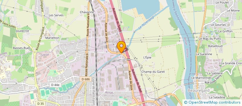 localisation de l'entreprise PMG SOLUTIONS  ARNAS