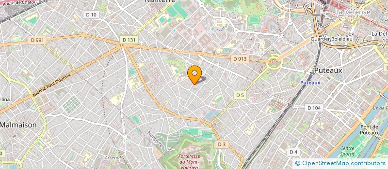 localisation de l'entreprise PMG7  NANTERRE