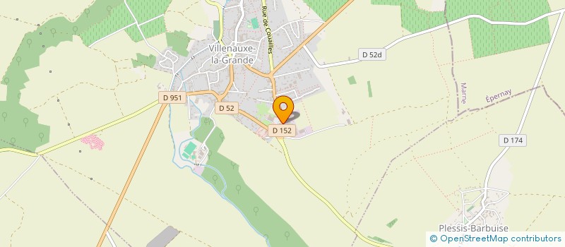 localisation de l'entreprise PMGI à VILLENAUXE-LA-GRANDE