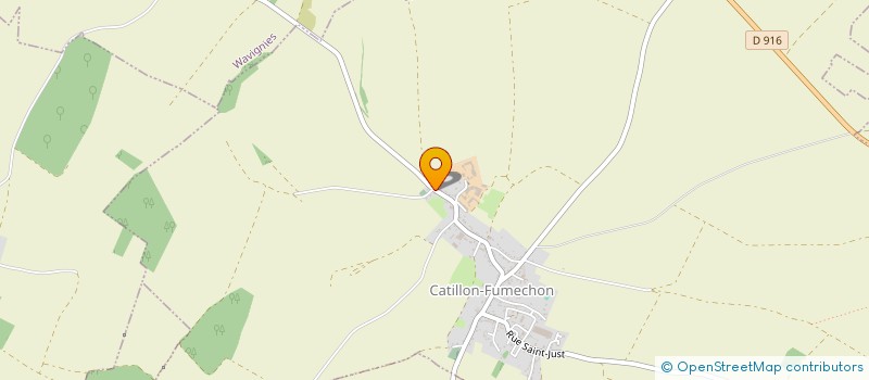 localisation de l'entreprise PMGM  CATILLON-FUMECHON