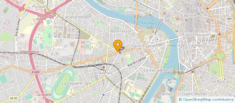 localisation de l'entreprise PMH à TOULOUSE