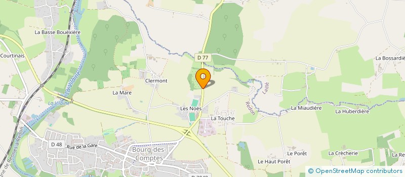 localisation de l'entreprise PMH  BOURG-DES-COMPTES