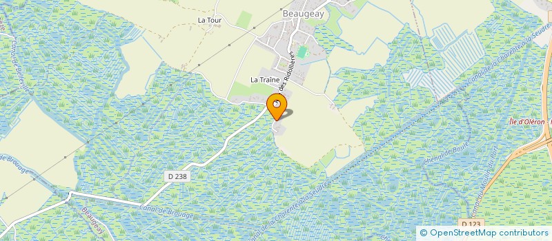 localisation de l'entreprise PMH  BEAUGEAY