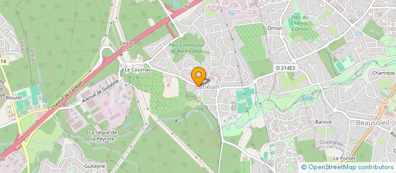 localisation de l'entreprise PMH à CANEJAN