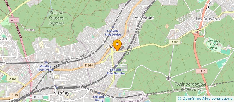 localisation de l'entreprise PMH CONSEIL à CHAVILLE