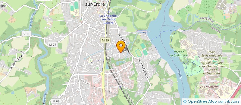 localisation de l'entreprise PMH DIFFUSION à LA CHAPELLE-SUR-ERDRE