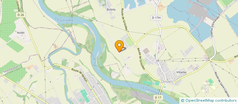 localisation de l'entreprise PMH EVEN & LOC  ONDES