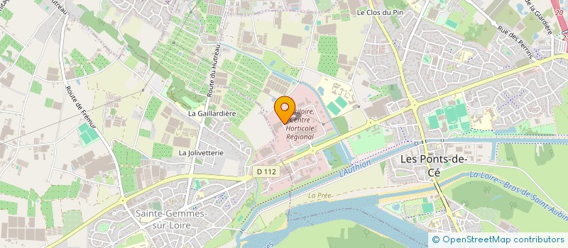 localisation de l'entreprise PMH IMMOBILIERE  LES PONTS-DE-CE