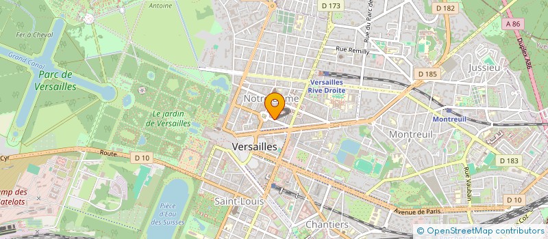 localisation de l'entreprise PMI EQUATEUR à VERSAILLES