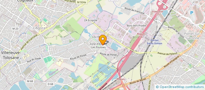 localisation de l'entreprise PMI MAINTENANCE INDUSTRIELLE à VILLENEUVE-TOLOSANE