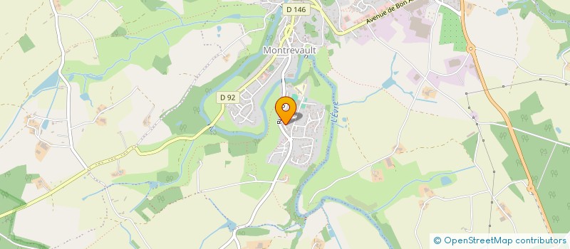 localisation de l'entreprise PMI (PROCESS MAINTENANCE INDUSTRIE) à MONTREVAULT-SUR-EVRE