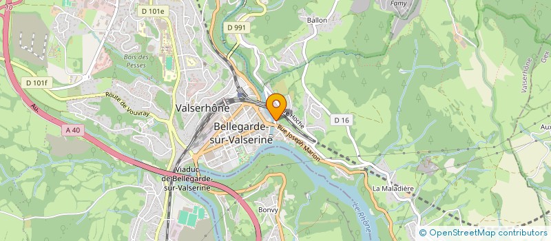localisation de l'entreprise PMI SHINY à VALSERHONE