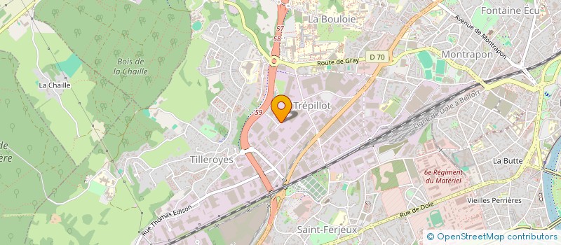 localisation de l'entreprise PMISI à BESANCON