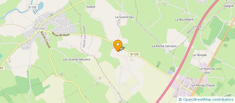 localisation de l'entreprise PMJ  MOZE-SUR-LOUET