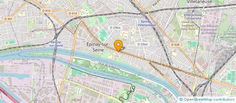 localisation de l'entreprise PMJ à EPINAY-SUR-SEINE