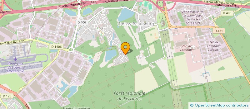 localisation de l'entreprise PMJ CONSULTING à CROISSY-BEAUBOURG