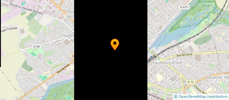 localisation de l'entreprise PMJV HOLDING  SAINT-QUENTIN