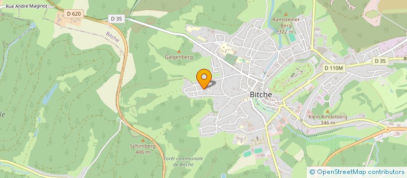 localisation de l'entreprise PMK EXPRESS  BITCHE