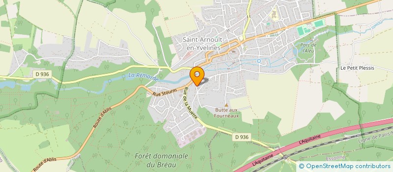 localisation de l'entreprise PML à SAINT-ARNOULT-EN-YVELINES