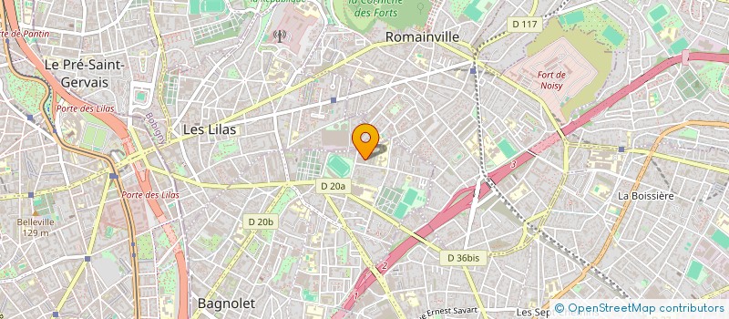 localisation de l'entreprise PML à BAGNOLET