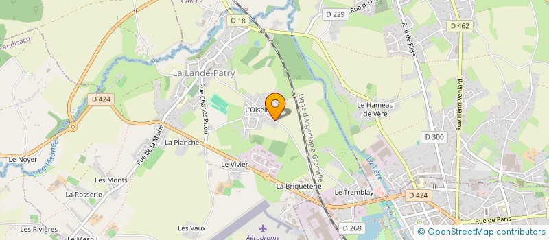 localisation de l'entreprise PML à LA LANDE-PATRY