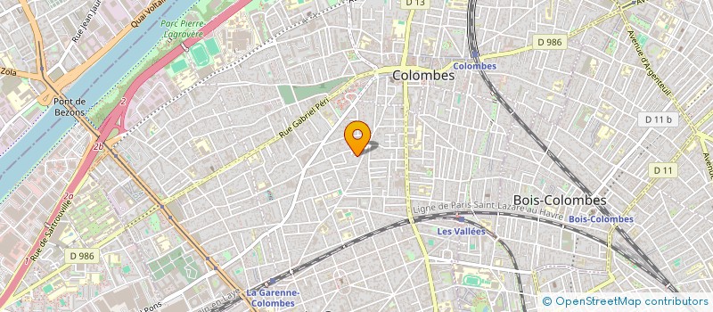 localisation de l'entreprise PML CLAN  COLOMBES